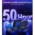 thumbnail image 5 of Auriculares inalámbricos para juegos Vakedy HW12 con micrófono, Bluetooth de 2,4 GHz, para jugadores de alta resistencia/FPS, con batería de 50 horas de duración, para PS5, PS4, PC, Switch y Mac., 5 of 5