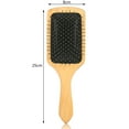 thumbnail image 3 of Cepillo de Madera Cepillo para el Cuero Cabelludo Massaje de Cabello para el Cabello, Para Todos los Tonos de Cabello, Ergonímico, 3 of 7