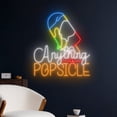 thumbnail image 2 of Handmadetneonsign Anything Is Popsicle Neon Sign, Popsicle Neon Wall Art Decor, Popsicle Wall Decor, 2 of 5