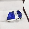 thumbnail image 5 of AAA Lapis Lazuli Ring, Rough Lapis Lazuli Ring, Afghani Lapis, Adjustable Double Stone, 925 Sterling Silver, Womens Ring, Christmas, Thanksgiving, Handmade, Statement Jewelry, Rough Gemstone Jewelry, 5 of 6