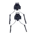 thumbnail image 3 of Adaptador de riel para casco, soporte para auriculares, flexibilidad, rotación de 360 ​​grados, protección auditiva para deportes al aire libre, hombr Negro, 3 of 8