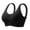 Black, variant on JIUKE Plus Size Bras Got Women Wireless Push up Bras Seamless Liftup Adjustable Strap Full Coverage Bra Brown 6XL
