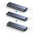 thumbnail image 5 of Car Phone Number Card Compact Universal Temporary Parking Phone Number Card Double Number Gray, 5 of 5
