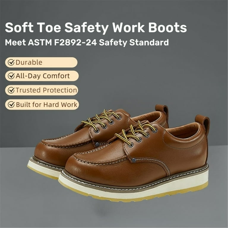 DieHard SureTrack Men's 4'' Soft Toe Slip Resistant Leather