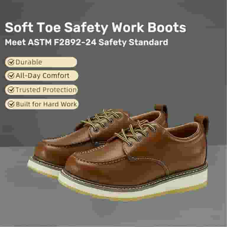 【NONCODE】Kent Outsole Middle Worker DieHard SureTrack Men's 4'' Soft Toe Slip Resistant Leather