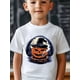 thumbnail image 1 of Halloween T-shirt - Boys' Halloween Graphic T-Shirt - Red Casual Short-Sleeve Tee with Jack-o'-Lantern & Witch Hat Design, Comfortable Summer Top for Youngsters, Halloween Shirts, For Teenager, 1 of 6