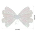 thumbnail image 3 of 12-Piece Transparent Butterfly Wings, Fairy Back Decor for Costume Parties, Angel Wings for Dress Up and Events, 3 of 6
