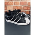 thumbnail image 1 of Ad-id-as ORIGINALS Superstar Shoes Low Sneakers Men's Size 6.5 Black White GX5257, 1 of 6