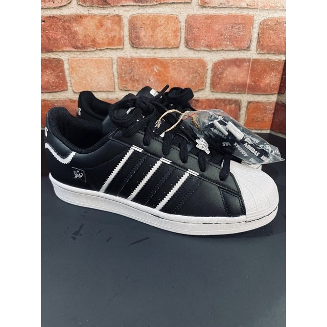 Ad-id-as ORIGINALS Superstar Shoes Low Sneakers Men's Size 6.5 Black White GX5257