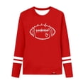 thumbnail image 5 of ITSAME Girls Long Sleeve T-Shirts, Round Neck Loose Fit Fashion Print Kids Fashion Leisure Tees Red Size 3-4T, 5 of 6