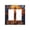 Double Toggle Screwless, variant on Golden Retriever Dog Stained Glass Single Toggle Wall Plate Decorative Electrical Outlet Light Switch Cover Switchplate