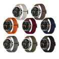 thumbnail image 7 of Nylon Watch Band Compatible with Samsung Galaxy Galaxy Galaxy Watch 8 40/44mm/Watch 8 Classic 46mm,Adjustable Elastic Sport Breathable Loop Replacement Strap Wristbands,Orange, 7 of 7