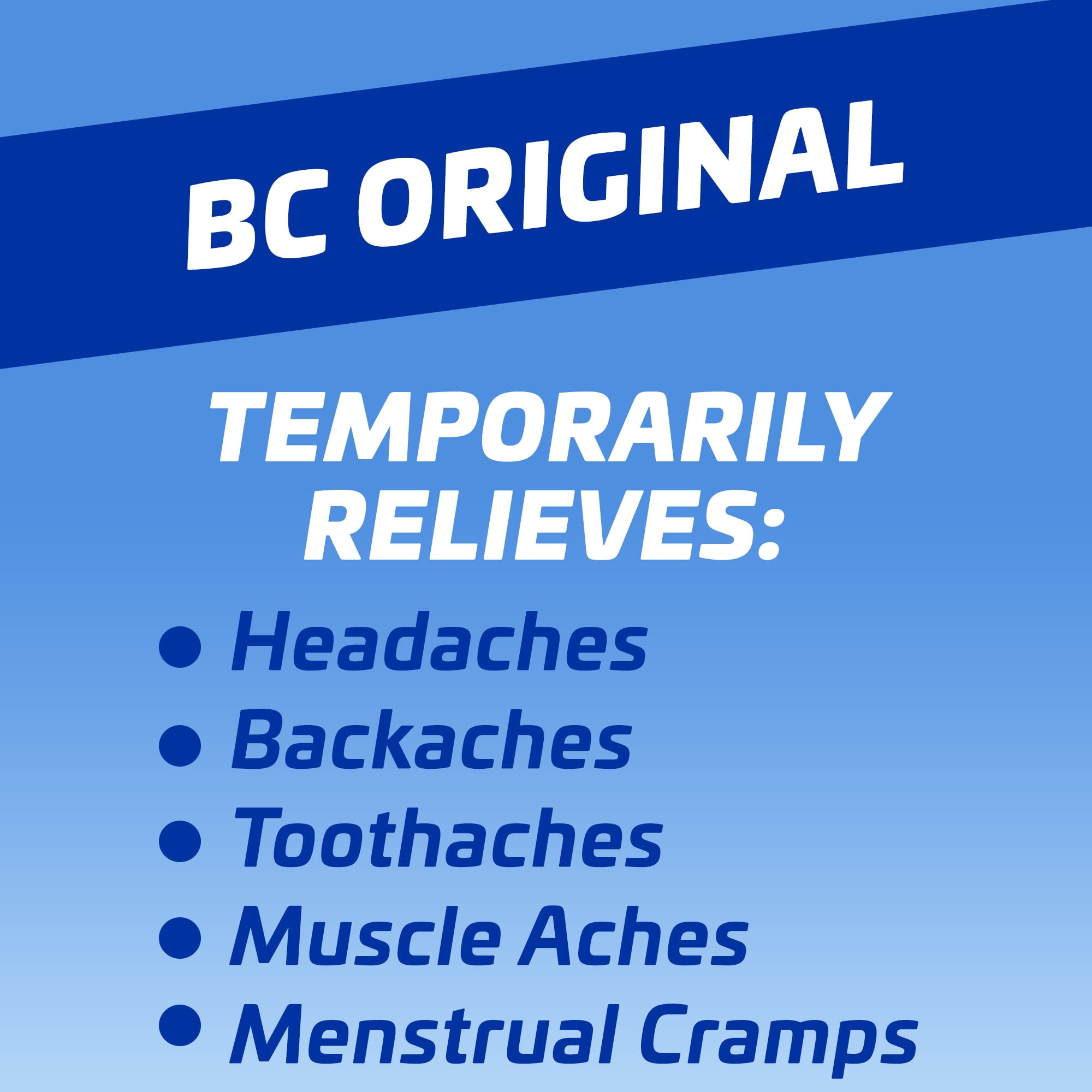 BC Pain Relief Powder, Original Strength Headache Relief with Aspirin & Caffeine, 24 Count