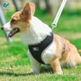 thumbnail image 4 of Deago Polyester & Mesh Striped Non-Pulling Dog Harness, Black, XS (10.2" to 13.3" Chest Size), 4 of 10