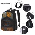 thumbnail image 3 of Balery Rustic Cabin Autumn Forest Mochila escolar 3 en 1 para niños: mochila resistente con lonchera térmica y estuche para lápices. Mochila escolar para niños y niñas., 3 of 7