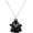Black Ghost, variant on Halloween Ghost Pendant Necklace for Women Men Fashion Lovely Gold Silver Tiny Ghost Pendant Necklace Halloween Holiday Cosplay Party Costume Charm Jewelry