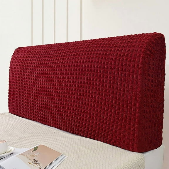 Stretch Bed Headboard Cover,Bubble Cotton Ssoft Fluffy Upholstered Head Board Cover Removable Universal Headboard Slipcover Dustproof Protector Cover for Bedroom Décor