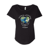 Christian He's Got The Whole World In His Hands Earth Inspirational Women's Dolman Shirt-Black-medium