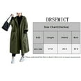 thumbnail image 5 of Spring and Autumn New Fashionable Large Pocket Long Women's Coat Literary Style Loose Casual Hooded Windbreaker, 5 of 5