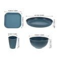 thumbnail image 5 of CIMAXIC Party 1 Set Dinnerware Set Plates Cups And Bowls Set Unbreakable Tableware For Camping Party,8.94"X8.94"X1.38", 5 of 5