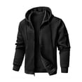 thumbnail image 4 of Colsmile Men's Hoodie Full Zip Lightweight Waffle Knit Sweatshirt Casual Long Sleeve Jacket with Pockets Spring Fall Winter, 4 of 10