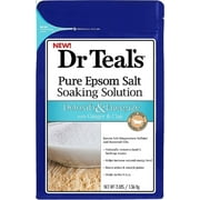 Dr Teal's Pure Epsom Salt Soaking Solution, Detoxify & Energize 3 lbs (Pack of 4)