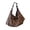 Brick Red, variant on Large Capacity Tote Backpack Convertible Shoulder Crossbody With Checkered Pattern