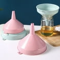 thumbnail image 3 of Kitchen Funnel Funnel Color Funnel Food Grade Pp Plastic Funnels Great For Kitchen Filling Bottles Liquid Water Transfer,Pink Kitchen Funnel, 3 of 8