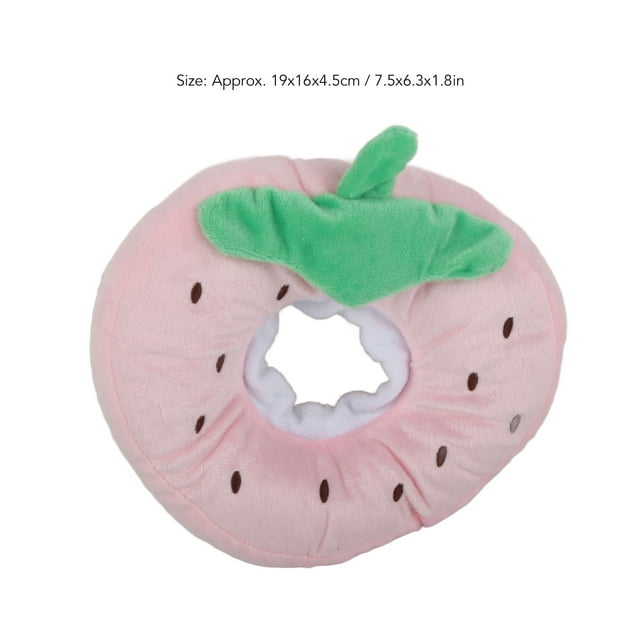 Surgery Recovery Elizabethan Collars, Prevents Licking Soft Protective Cat Recovery Collar Cute Fruit for Kittens for Pets