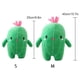 thumbnail image 4 of Bewildely Muñeco con forma de Cactus de peluche, planta de reemplazo bonita portátil, para el hogar, Hotel, oficina, cojín para sillón, Kits de decoración para fiestas, 4 of 6