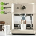 thumbnail image 5 of Porcelain Espresso Cup 4-Piece Set, 3.5 Ounce Small Coffee Cup, White Small Coffee Cup, Suitable for Espresso Machines and Coffee Pots, Enamel Safe to Use, 5 of 6
