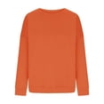 thumbnail image 3 of Sudadera de manga larga SCZ para mujer Casual Naranja L, 3 of 6