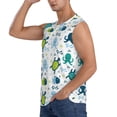 thumbnail image 3 of Kdxio Cartoon Sea Creatures for Men's Muscle T-shirt,Sleeveless for Workout Running Athletic Gym Lounge Casual, 3 of 7