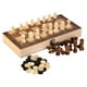 thumbnail image 4 of Juego de mesa plegable 3 en 1 de ajedrez de madera para patio y interior. 29cmx29cmx1.8cm, 4 of 9
