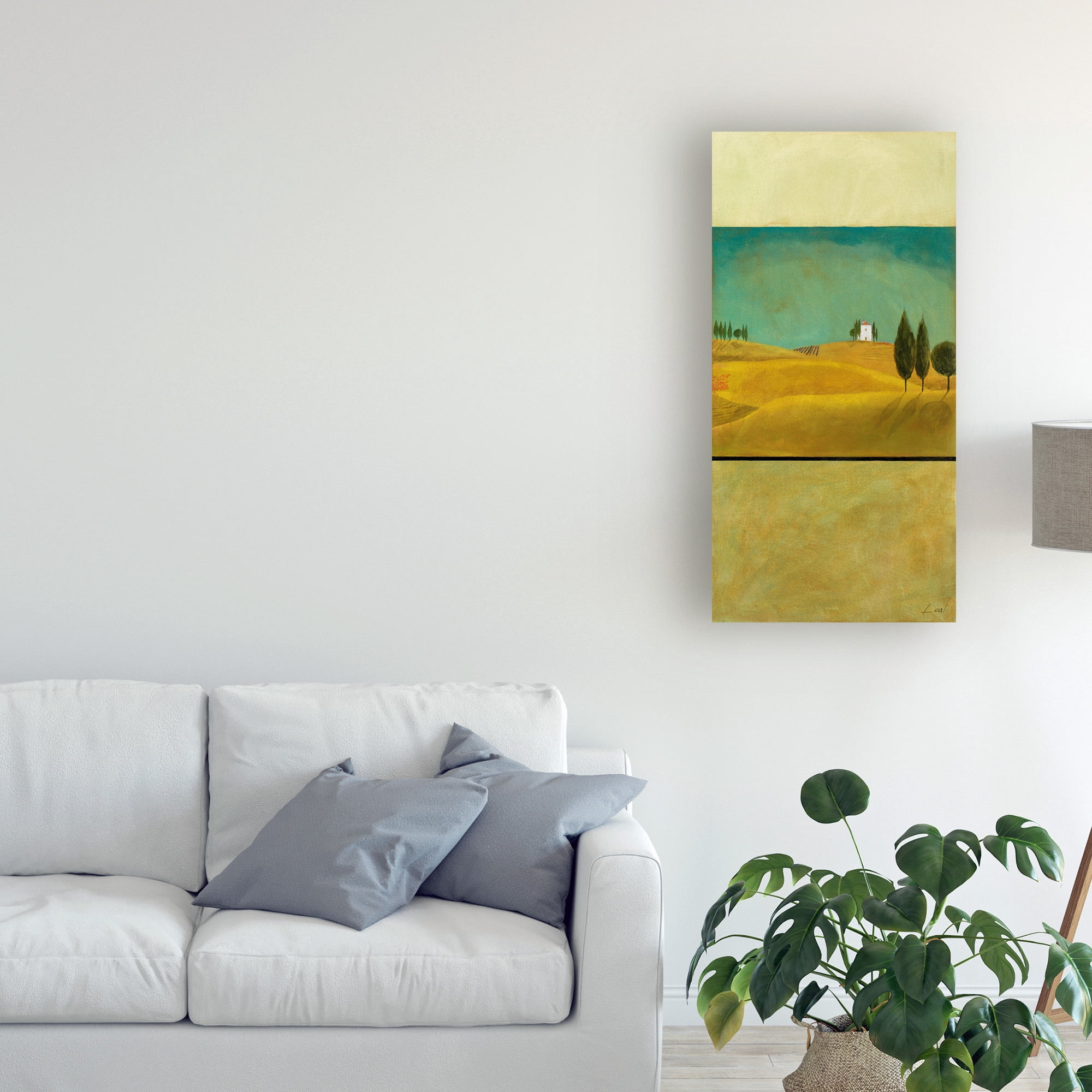 Trademark Fine Art 'Tuscan Landscape 2' Canvas Art by Pablo Esteban