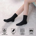 thumbnail image 5 of 5 Pairs/ 6 Pairs Non Slip Socks for Women Winter Warm Cozy Fuzzy Slipper Socks, Soft Fluffy Hospital Socks with Grips, 5 of 6