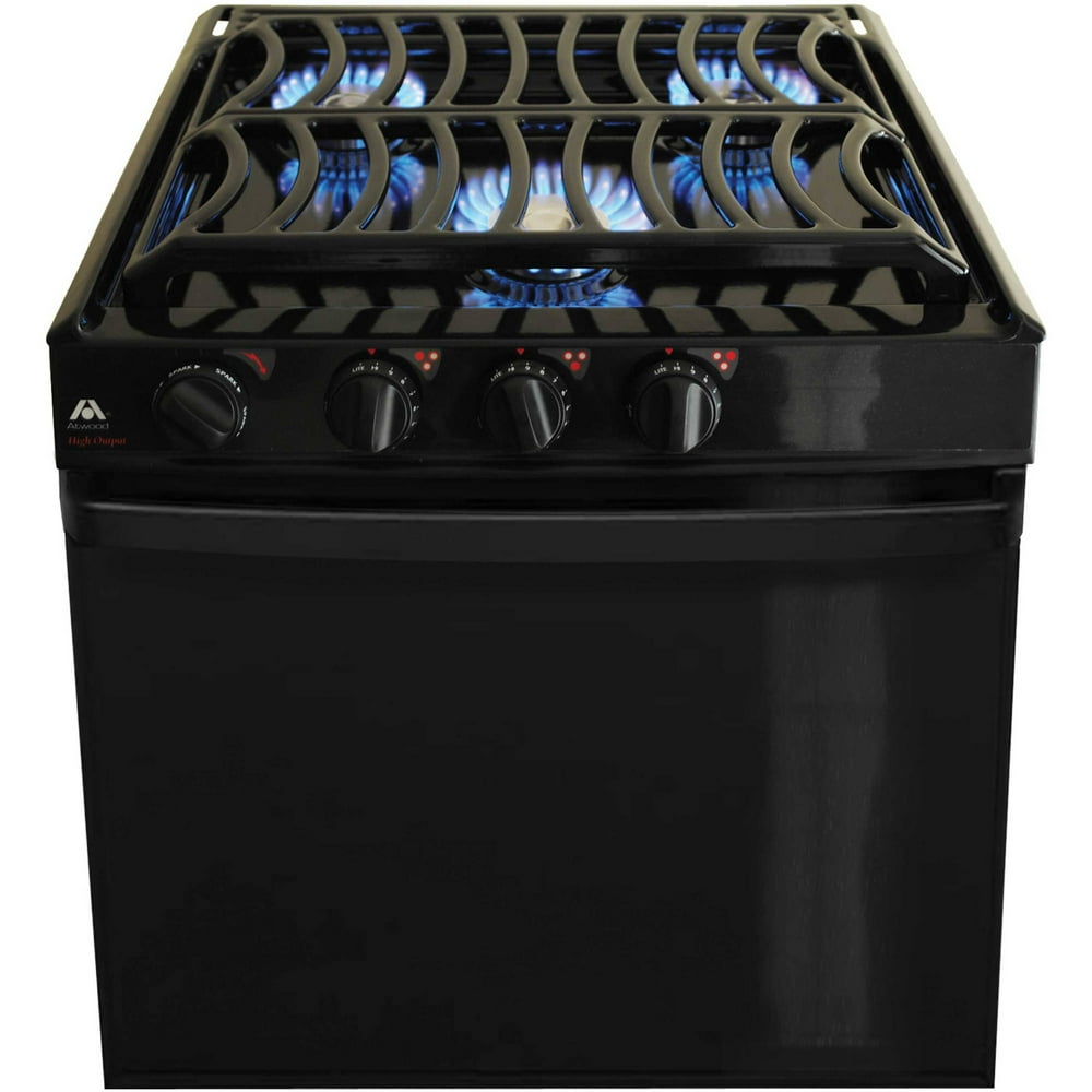 Atwood 3Burner Range with Piezo Ignition, Sealed Burner