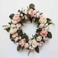 thumbnail image 3 of Guirnalda de flores artificiales puerta colgante guirnalda boda hogar fiesta Rosa A, 3 of 9