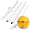 thumbnail image 1 of GoSports Tetherball Game Set, Complete Tetherball Setup with Ball, Rope and Pole - Great for Backyard Fun, White, 1 of 5