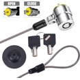 thumbnail image 5 of LinenLoon Câble de Verrouillage pour Ordinateur Portable Matériel de Sécurité Antivol Rétractable pour iPad Tablette Ordinateur Portable MacBook Dell HP Lenovo Kindle Surface Samsung Android et Tous les Autres Ordinateurs Portables et Tablettes, 5 of 5