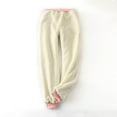 thumbnail image 5 of Womens Printed Leggings with Elastic Drawstring Pockets and Thick Insulation Pants, 5 of 5