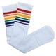 thumbnail image 2 of Qarigey Calcetines de tubo medio Transpirable Algodón puro Buena retención de calor Medias Diseño de rayas Absorbente de sudor para niños Medias Tipo 46 Qarigey AP009517-46, 2 of 6