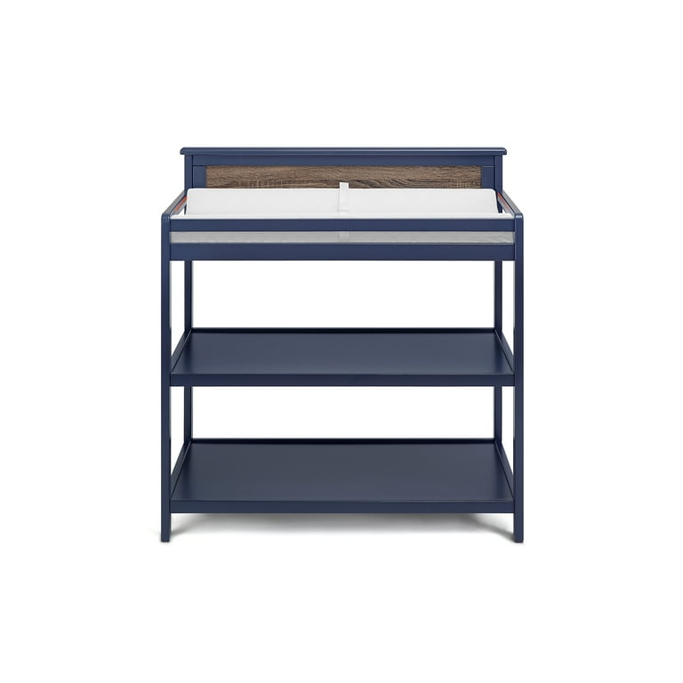 Suite Bebe Connelly Changing Table in Midnight Blue and Vintage Walnut Finish Walmart