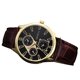 thumbnail image 2 of Reloj de cuarzo para hombre, reloj de pulsera analógico de aleación de cuero y cuarzo para hombre., 2 of 3