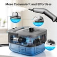thumbnail image 6 of 7 in 1 Portable Steam Cleaner for Home with 1800W High Pressure, 15s Quick Heat-Up, 1600ML Large Tank, Handheld Steam Cleaner for Kitchen Upholstery, Tile, Car, Bathroom, Grout, Floor, 6 of 8