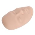 thumbnail image 4 of 3D Makeup Practice Face Board, Silicone Makeup Mannequin Face with 7PCS Brush, Reusable Beginner Practice Eye Makeup Face, Eye prosthetic Silicone Makeup Artist Full Face Practice, 4 of 7