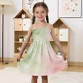 thumbnail image 5 of Ttyddzy Woman' Casual-Dresses Sleeveless Camisole A-Line Dress for 2Y-7-8Y，Pinkish-green Mixture, 5 of 8