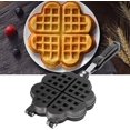 thumbnail image 3 of Waffle Baking Pan Baking Mould DIY Waffle Maker Waffle Cake Mould Baking Pan Waffle Mold Waffle Baking Pan Baking Pan Household Gas Cooker Cooking Acc, 3 of 5