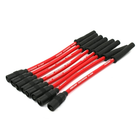 Speedmaster PCE390.1025 Compatible with Chevy LS1 LS2 LS3 LS6 - Straight Coil On Cover - Red Spark Plug Wires