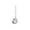 Silver1, variant on 11" Stainless Steel Fine Mesh Strainer Ladle, Small Food Strainer Skimmer Spoon for Cooking, Frying, Straining, Separating Oil & Foam, Durable Kitchen Sieve for Baking & Food Preparation